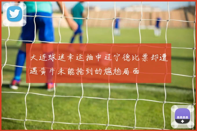 大连球迷幸运抽中辽宁德比票却遭遇黄牛未能抢到的尴尬局面